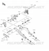 BRAS OSCILLANT pour Kawasaki Z650RS 2022