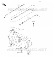 CABLES pour Kawasaki Z650RS 2022