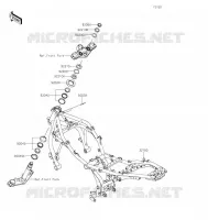 CADRE pour Kawasaki Z650RS 2022