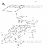 CARTER INFERIEUR pour Kawasaki Z650RS 2022