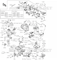 CHASSIS EQUIPMENT ELECTRIQUE pour Kawasaki Z650RS 2022