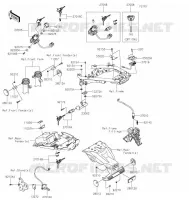 CONTACTEUR SERRURE/R&Eacute;FLECTEUR pour Kawasaki Z650RS 2022