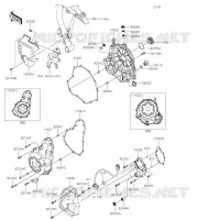 COUVERCLES MOTEUR pour Kawasaki Z650RS 2022