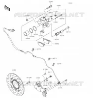 FREIN ARRIERE pour Kawasaki Z650RS 2022