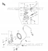MAITRE CYLINDRE AV pour Kawasaki Z650RS 2022