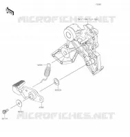 PEDALE DE FREIN/TORQUE LINK pour Kawasaki Z650RS 2022
