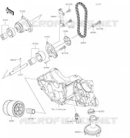 POMPE A HUILE/FILTRE &Agrave; HUILE pour Kawasaki Z650RS 2022