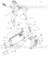 RADIATEUR pour Kawasaki Z650RS 2022