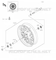 ROUE AVANT pour Kawasaki Z650RS 2022