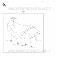 SELLE pour Kawasaki Z650RS 2022