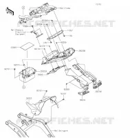 GARDE BOUE ARRI&Egrave;RE pour Kawasaki NINJA 650 2022