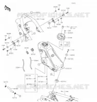 RESERVOIR CARBURANT pour Kawasaki KLX300 2022