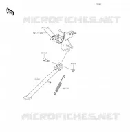 BEQUILLES pour Kawasaki KLX300SM 2021