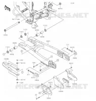 BRAS OSCILLANT pour Kawasaki KLX300SM 2021