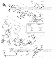 CHASSIS EQUIPMENT ELECTRIQUE pour Kawasaki KLX300SM 2021