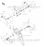 CLIGNOTANTS pour Kawasaki KLX300SM 2021