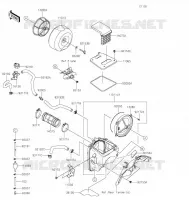 FILTRE A AIR pour Kawasaki KLX300SM 2021