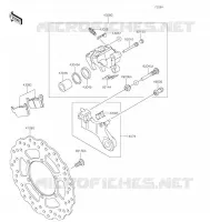FREIN ARRIERE pour Kawasaki KLX300SM 2021