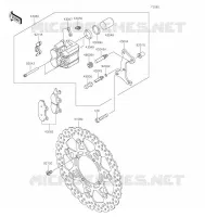 FREIN AVANT pour Kawasaki KLX300SM 2021
