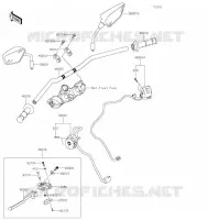 GUIDON pour Kawasaki KLX300SM 2021