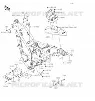 PIECE DE CADRE (COUVERTURE) pour Kawasaki KLX300SM 2021