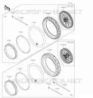 ROUE/PNEUS pour Kawasaki KLX300SM 2021