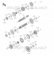 TRANSMISSION pour Kawasaki KLX300SM 2021