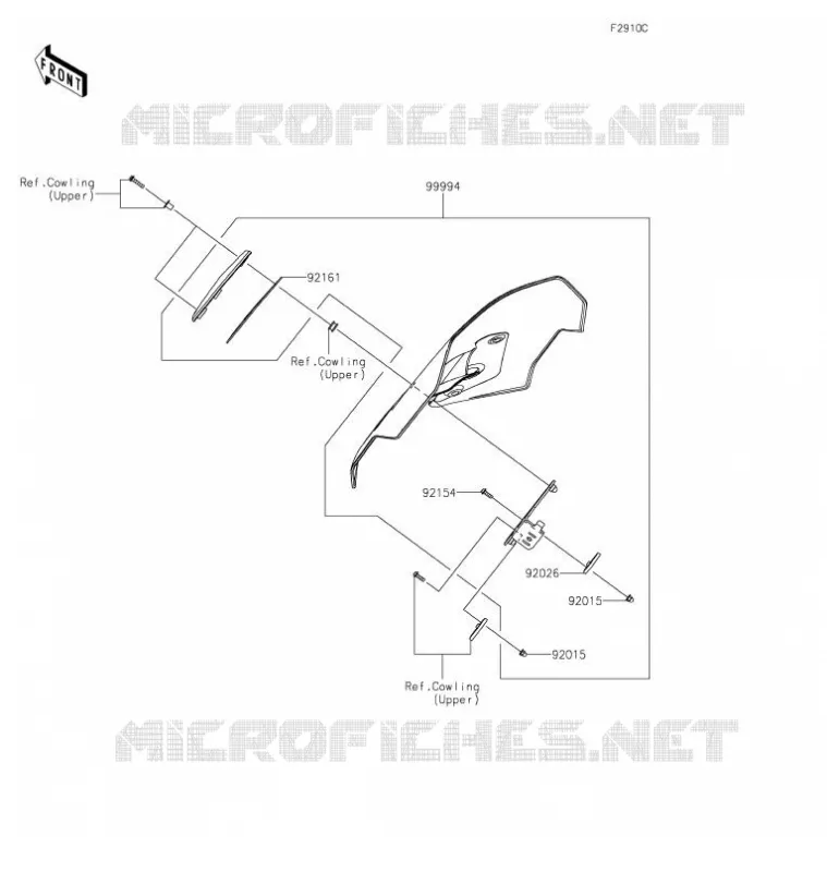 ACCESSOIRE(Windshield Large) Kawasaki MOTOS 1000 2022 VERSYS 1000  KLZ1000CNFNN