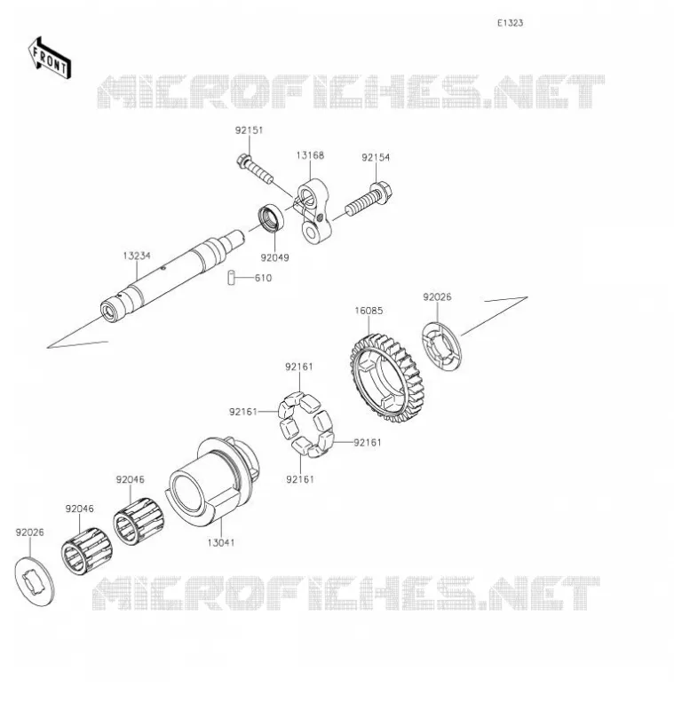 BALANCIER Kawasaki MOTOS 1000 2022 VERSYS 1000  KLZ1000CNFNN
