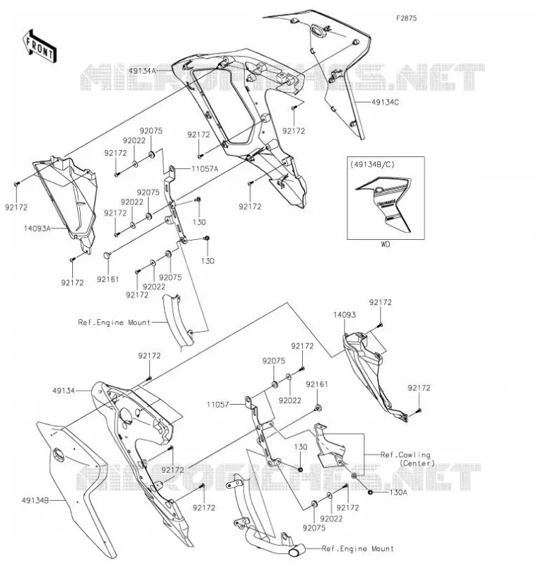 ECOPE Kawasaki MOTOS 1000 2022 VERSYS 1000  KLZ1000CNFNN