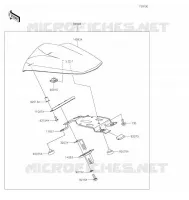 ACCESSOIRE(Pillion Seat Cover) pour Kawasaki Z H2 SE 2021