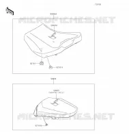 ACCESSOIRE(Seat) pour Kawasaki Z H2 SE 2021