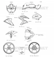 AUTOCOLLANT pour Kawasaki Z H2 SE 2021