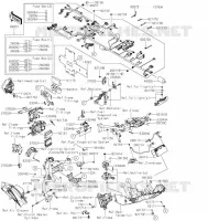 CHASSIS EQUIPMENT ELECTRIQUE(CA) pour Kawasaki Z H2 SE 2021