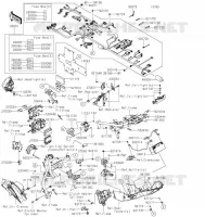 CHASSIS EQUIPMENT ELECTRIQUE(CN) pour Kawasaki Z H2 SE 2021
