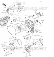 COUVERCLES MOTEUR pour Kawasaki Z H2 SE 2021