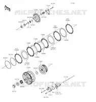 EMBRAYAGE pour Kawasaki Z H2 SE 2021