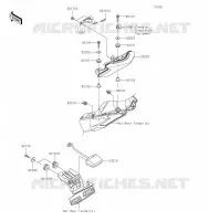 FEUX ARRI&Egrave;RE(S) pour Kawasaki Z H2 SE 2021