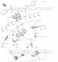 GUIDON pour Kawasaki Z H2 SE 2021