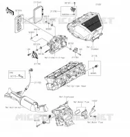 INJECTION CARBURANT pour Kawasaki Z H2 SE 2021
