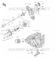 POMPE A HUILE/FILTRE &Agrave; HUILE pour Kawasaki Z H2 SE 2021