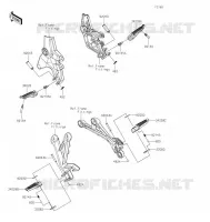 REPOSE PIED pour Kawasaki Z H2 SE 2021