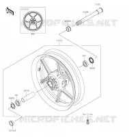 ROUE AVANT pour Kawasaki Z H2 SE 2021