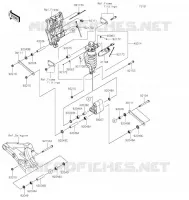 SUSPENSION/AMORTISSEUR pour Kawasaki Z H2 SE 2021