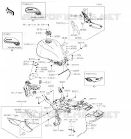 RESERVOIR CARBURANT pour Kawasaki Z900RS 2022