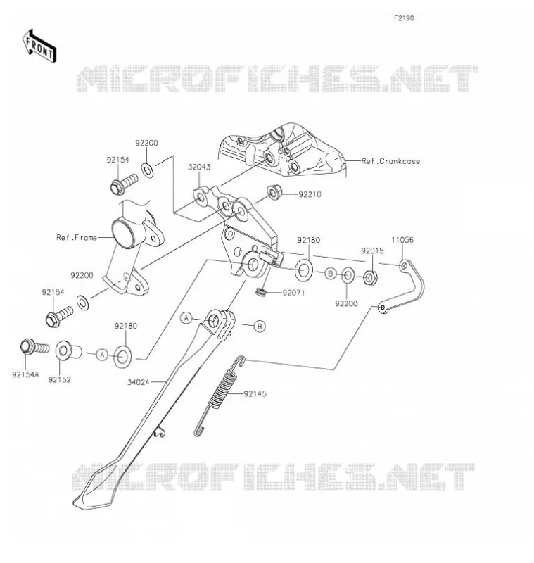 BEQUILLES Kawasaki MOTOS 1000 2021 NINJA H2R  ZX1000YMFNN