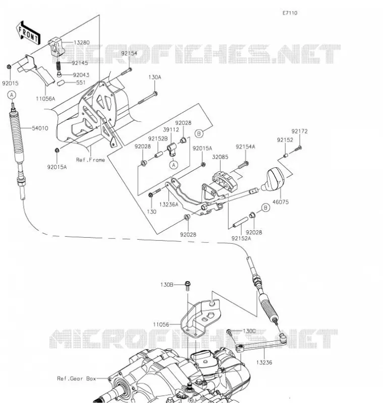 CONTROLE Kawasaki SSV 820 2022 MULE PRO-FXT  KAT820CNFNL