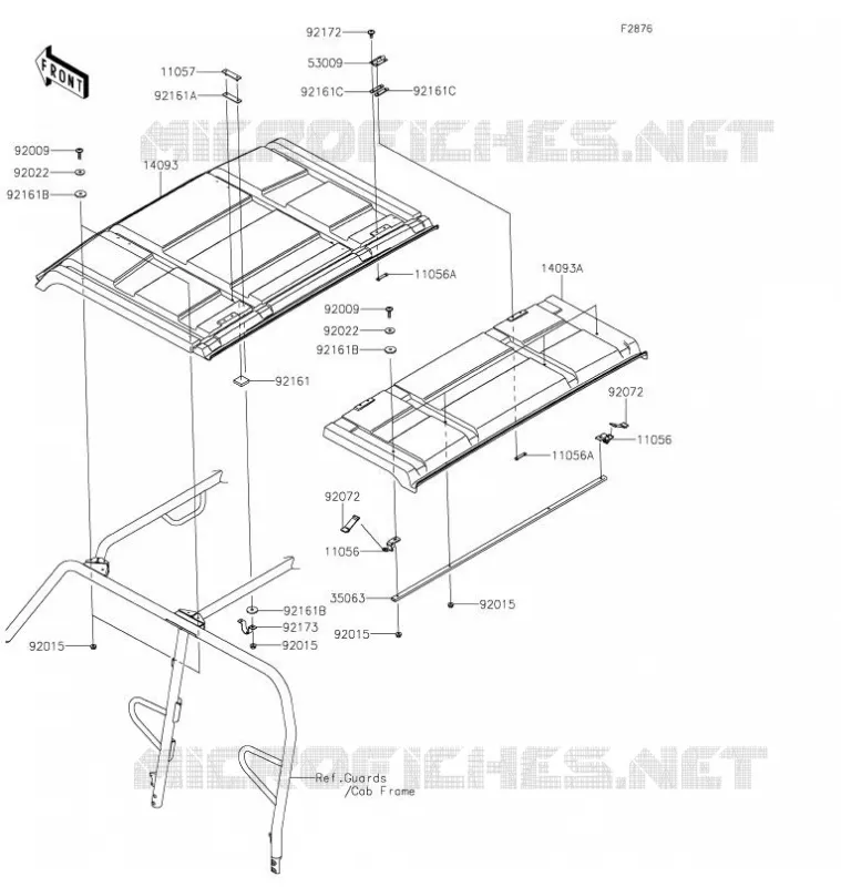 TOIT Kawasaki SSV 820 2022 MULE PRO-FXT  KAT820ENFNN