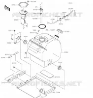 RESERVOIR CARBURANT pour Kawasaki MULE PRO-DXT 2022