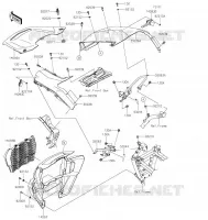 GARDE BOUE AVANT pour Kawasaki TERYX KRX 1000 2021